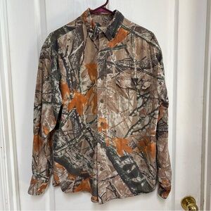 Camouflage Men's Casual Button Down Shirt